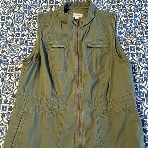 Merona Vest Green - Womens - Large - Great Quality